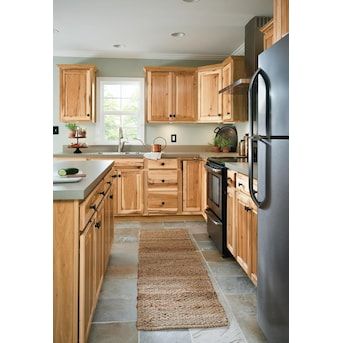 Light oak cabinets