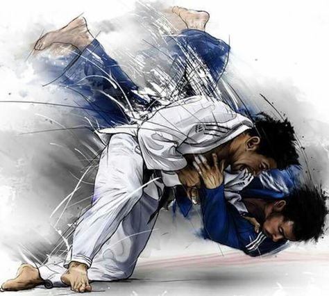 Judo vs Jiu-Jitsu Jiu Jutsu, Bjj Jiu Jitsu, Karate Martial Arts, Pencak Silat, Sport Volleyball, Ju Jitsu, Martial Arts Training, Sport Art, Aikido