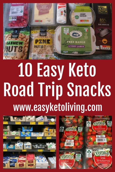 10 Keto Road Trip Snacks – Ideas for the best easy low carb foods for on the go for plane travel or road trips – with the video tutorial. Keto Travel Snacks Road Trips, Healthy Snacks On The Go Road Trips, Keto Road Trip Food, Low Carb Road Trip Food, Low Carb Travel Snacks, Low Carb Travel Food, Low Calorie Road Trip Snacks, Low Carb Road Trip Snacks, Keto Travel Food