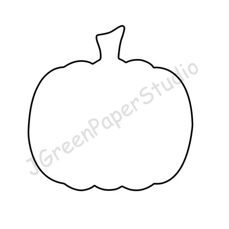 INSTANT DIGITAL DOWNLOAD - ??-inch x 7-inch-wide printable Pumpkin Outline Pumpkin Template downloads as a 1 page .pdf file and you can print as many as you need. PDF is 300 DPI and ready to print for all of your projects. The buyer is responsible to make sure the DPI setting is suitable for their system. Printed full size on 8 1/2 x 11-inch paper, the Pumpkin measures ?? inches high x 7 inches wide. Templates are for personal use only. Sale or resale, in whole or in part, is prohibited.  Please Printable Pumpkin Template, Pumpkin Outline, Pumpkin Drawing, Pumpkin Template, Pumpkin Thanksgiving, Stencil Crafts, Kids Coloring, Pumpkin Pattern, Fall Kids