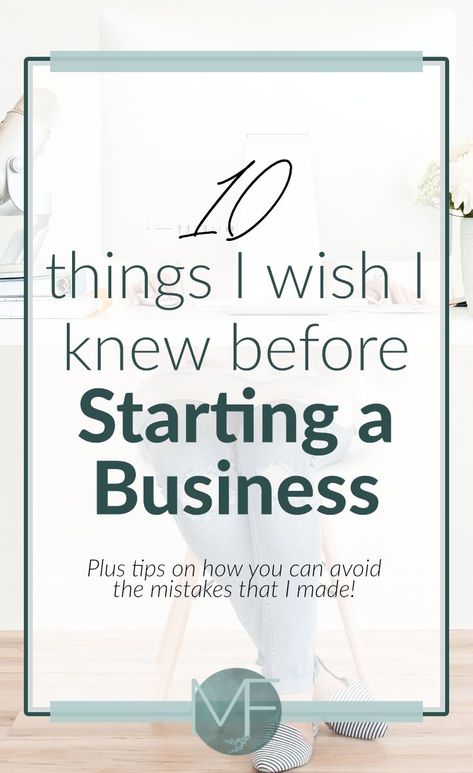 Before Starting A Business, I Wish I Knew, Small Business Ideas, Business Resources, Starting Your Own Business, Business Inspiration, Business Advice, Small Business Tips, Home Based Business