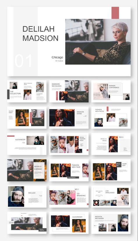 Fashion Powerpoint, Simple Presentation, Layout Portfolio, Mises En Page Design Graphique, Keynote Design, Photobook Design, Web Design Quotes, Logos Retro, Design Portfolio Layout