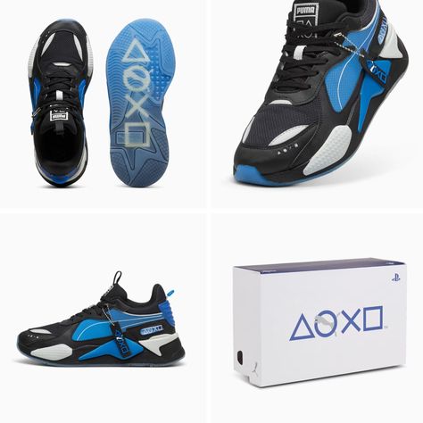 Game on! Score the exclusive PUMA x PLAYSTATION RS-X Sneakers. Get a pair today for only K5,050. Contact: +260 761 494 253 Email: fitguidezm@gmail.com #FitGuide #PUMAxPlayStation #SneakerHeads #GamingStyle #LevelUp Puma X, Game On, Sneaker Head, Level Up, Playstation, Sneakers, Quick Saves