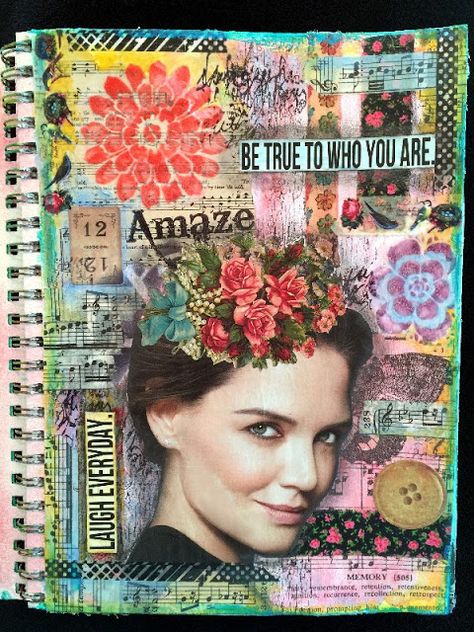 Collage Magazine, Mixed Media Art Journal, Magazine Collage, Collage Ideas, Mixed Media Journal, Collage Art Mixed Media, Visual Journal, Creative Journal, Journal Page