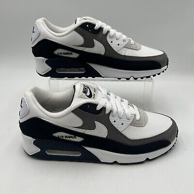 Premium Nike Men's Sz 10 Air Max 90 Flat Pewter White Black Athletic Sneakers DZ3522 002, Men Shoes Nike Air Max 90, Athletic Sneakers, Air Max, Nike Air Max, Nike Men, White Black, Men's Shoes, White And Black, Shoe Boots