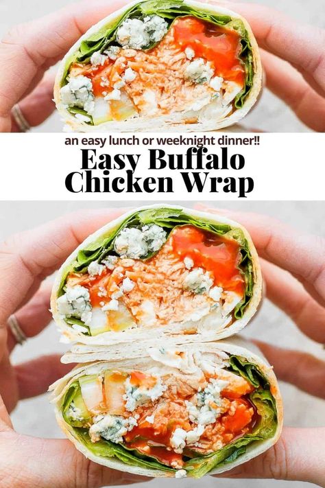 Buffalo Chicken Wraps Healthy, Healthy Chicken Wraps, Meal Prep Buffalo Chicken, Buffalo Chicken Wrap Recipe, Wrap Ingredients, Chicken Wraps Healthy, Buffalo Chicken Wrap, Chicken Wrap Recipe, Buffalo Chicken Burgers