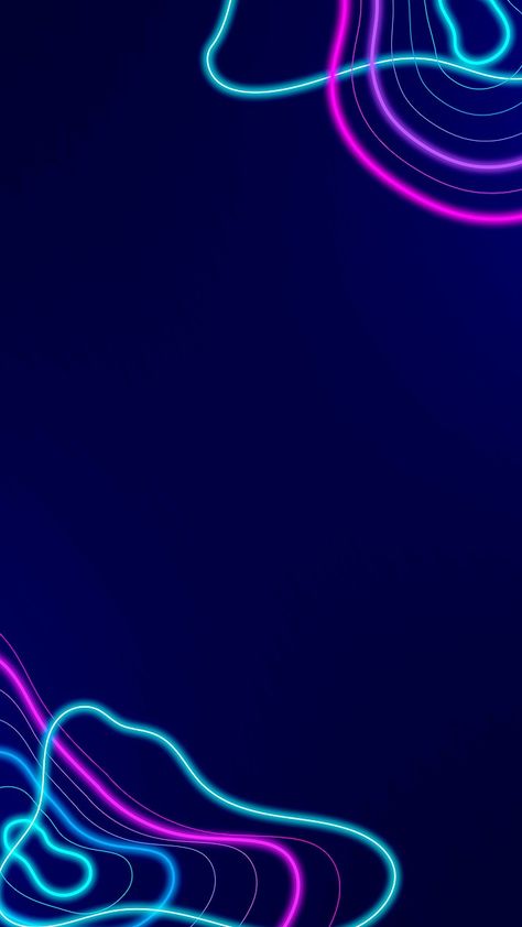 Neon Invitation Template, Neon Template, Background Navy Blue, Iphone Wallpaper Dark, Neon Vector, Instagram Story Background, Neon Abstract, Story Background, Space Phone Wallpaper