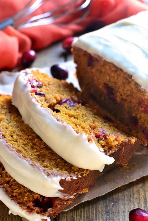 Cranberry Pumpkin Bread, Pumpkin Bread With Cream Cheese, The Best Pumpkin Bread, Pumpkin Cranberry Bread, Chocolate Pumpkin Bread, Best Pumpkin Bread, Cranberry Pumpkin, Best Pumpkin Bread Recipe, Bread With Cream Cheese