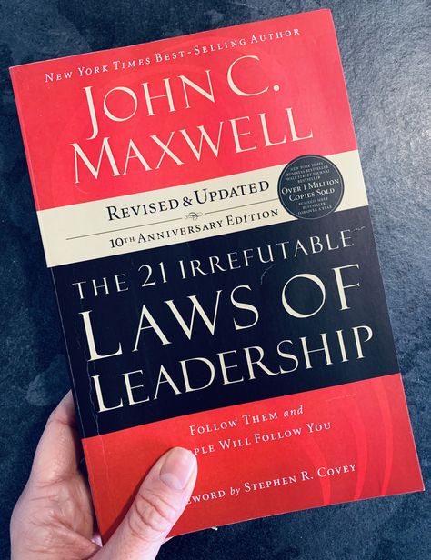 The 21 Irrefutable Laws of Leadership. John C. Maxwell. Book Summary John C Maxwell Books, 21 Irrefutable Laws Of Leadership John Maxwell, The 21 Irrefutable Laws Of Leadership, Books On Leadership For Women, 21 Laws Of Leadership, Books About Leadership, Books On Leadership And Management, 21 Irrefutable Laws Of Leadership, Books About Marketing