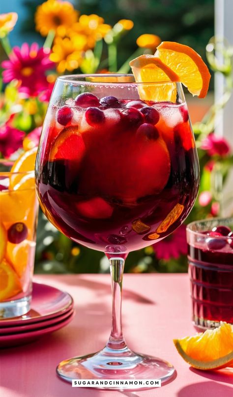 Warm up your gatherings with the perfect seasonal cocktail—Winter Cranberry Sangria. This cozy twist on the classic sangria blends the tartness of fresh Classic Sangria, Fall Cocktails Easy, Winter Sangria Recipes, Thanksgiving Sangria, Cranberry Sangria, Cocktail Cupcakes, Winter Sangria, Banana Chocolate Chip Cookies, Pineapple Cocktail