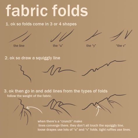 Draw Fabric, Fabric Folds, Poses References, Ink Drawings, Art Instructions, Drawing Clothes, Drawing Lessons, Drawing Tutorials, Drawing Challenge