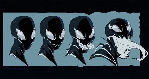 Venom Design, Universe Wallpaper, Symbiote Spiderman, Symbiotes Marvel, Comic Ideas, Venom Art, Image Spiderman, Spiderman Drawing, Spiderman Art Sketch