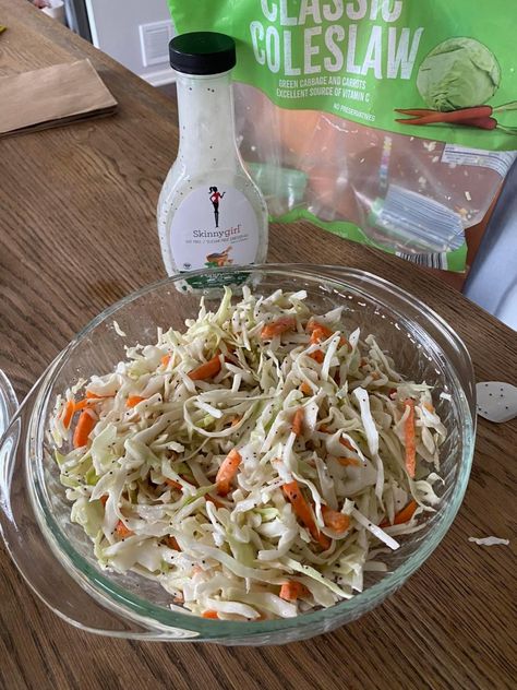 Seven Layer Dip, Apple Salad Recipes, Coleslaw Dressing, Weight Watchers Chicken, Two Ingredient, Cole Slaw, Slaw Recipes, Coleslaw Mix, Coleslaw Recipe