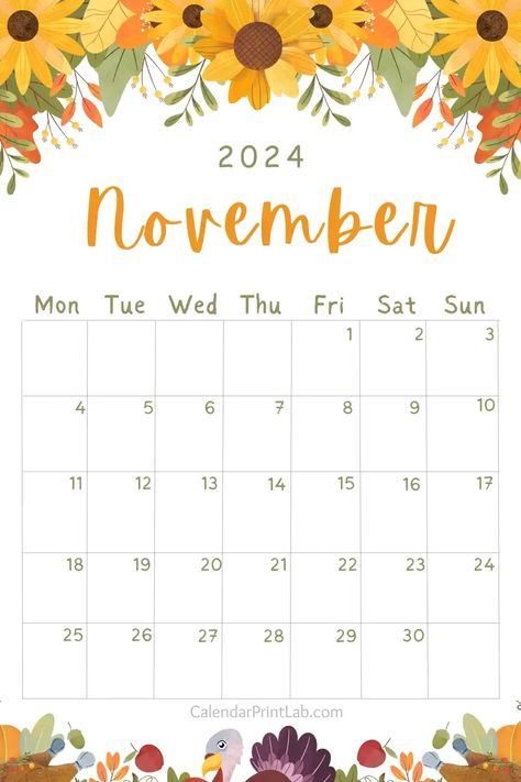 Beautiful November 2024 Floral Art November Planner 2024, November Calender 2024, November 2024 Calendar Printable, November Calendar 2024 Aesthetic, November 2024 Calendar, Calender 2024 Designs, November Calendar 2024, 2024 Calendar Printable Free, Calendar November