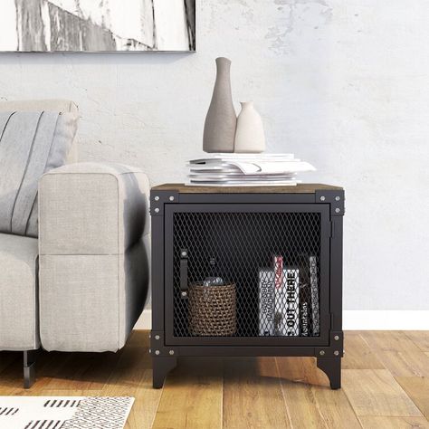 End Table Storage, End Table With Storage, Mesh Door, Industrial Coffee Table, End Table Sets, Black Side Table, Metal Side Table, End Tables With Storage, Loft Spaces