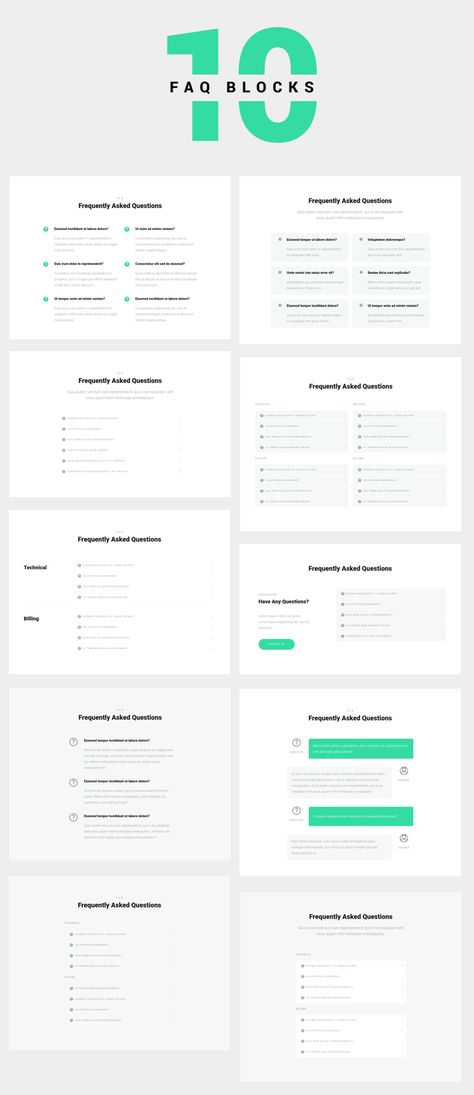 160 Brand New Page Blocks - Joomla Website Builder Gridbox Frequently Asked Questions Template, Faq Web Page Design, Faq Landing Page, Website Faq Page Design, Frequently Asked Questions Web Design, Website Block Design, Webdesign Page Blocks, Faqs Web Design, Website Faq Design