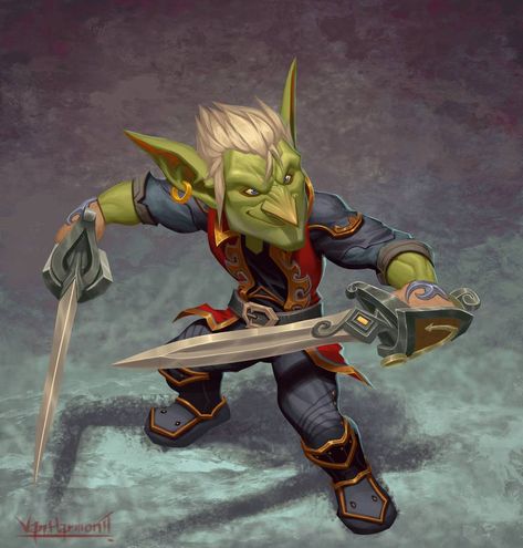 Goblin Rogue by https://www.deviantart.com/vanharmontt on @DeviantArt Goblin Town, Goblin Rogue, Goblin Character, Dnd Things, Warcraft Movie, Goblin Art, Warcraft Characters, Warcraft Art, Pathfinder Rpg