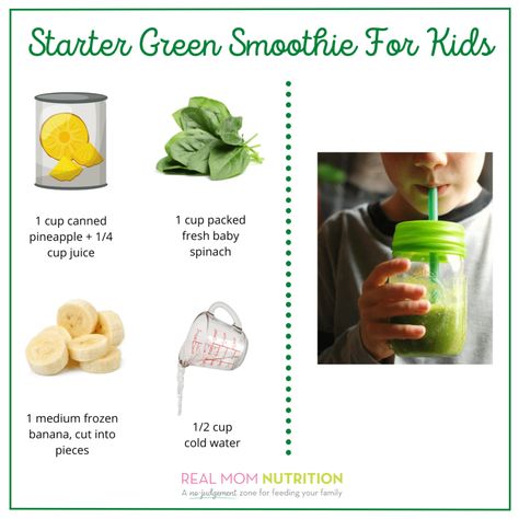 Toddler Smoothie Recipes, Sweet Green Smoothie, Smoothie For Kids, Baby Smoothies, Banana Spinach Smoothie, Healthy Smoothies For Kids, Spinach Smoothie Recipes, Toddler Smoothies, Green Juice Smoothie