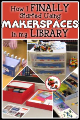 Adding Makerspaces to your elementary school library may seem intimidating, but educators everywhere are implementing them. You can create Makerspace centers simply and easily. Read how one librarian just to the Maker plunge. #makerspaces #elementary #library #centers #librarypatch Learning Commons Elementary, Library Learning Commons, October Elementary Library Lessons, School Library Makerspace Ideas, Makers Space Elementary, Library Media Specialist Elementary, One School One Book Elementary Ideas, Maker Space Ideas Elementary, Library Center Ideas