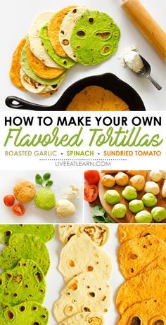 Flavored Tortillas, Flour Tortilla Recipe, Makanan Rendah Kalori, Mexikansk Mat, Homemade Flour, Recipes With Flour Tortillas, Homemade Flour Tortillas, Flour Tortilla, Resep Diet