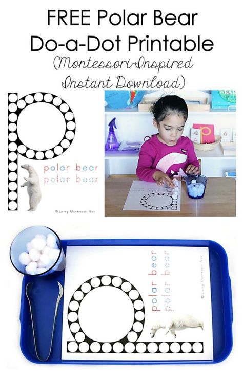 Arctic Animals Printables, Polar Bears Preschool, Arctic Animals Activities, Polar Bears Activities, Polar Bear Theme, Polar Bear Images, Fine Motor Activities For Kids, Animal Printables, Polar Animals