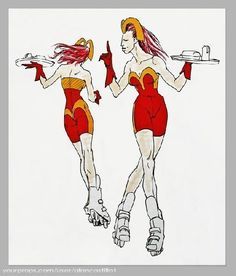 Original concept art for McDonald's uniform in fifth element by JP Gaultier. I was always curious what the bottom half of the uniform looked like! Cosplay Duos, Fifth Element Costume, Movie Design, The Fifth Element, Lady Madonna, Halloween Things, Become A Fashion Designer, Idea Style, The Future Is Now