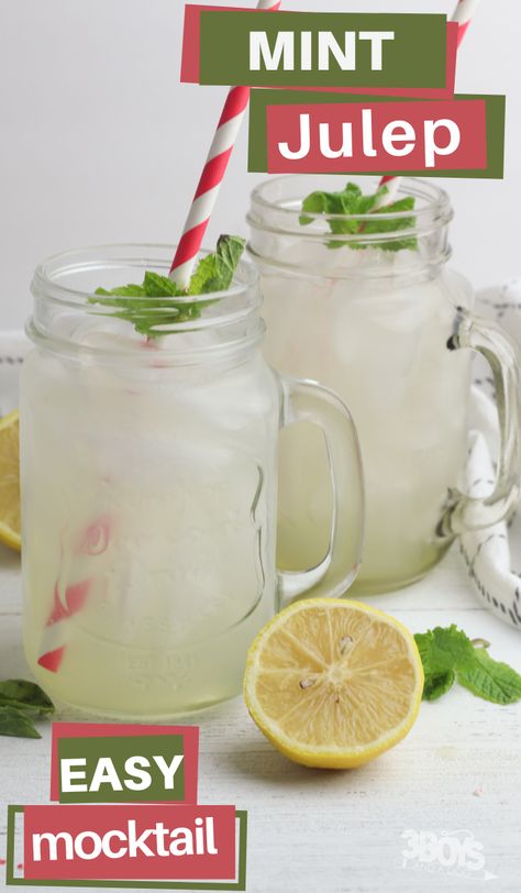 Mint Julep Mocktail Recipe, Disney Mint Julep, Mock Mint Julep Recipe, Virgin Mint Julep Recipe, Large Batch Mint Julep Recipe, Mint Julep Recipe Disneyland, Easy Mint Julep Recipe, Mint Julep Punch, Mint Julep Recipe Non Alcoholic