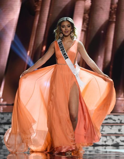 Pin for Later: 20 Beautiful Pictures From the Miss USA Pageant Nadia Mejia, Miss California, Usa Pictures, Miss Usa, Steve Harvey, Body Confidence, District Of Columbia, Sunday Night, 20 Years Old