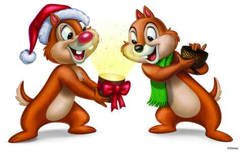 Chip and Dale Christmas Christmas Concept Art, Chip And Dale Christmas, Disney Family Vacation Shirts, Child Hood, Christmas Yard Art, Chip N Dale, Disney Family Vacation, Christmas Painting, Disney Concept Art