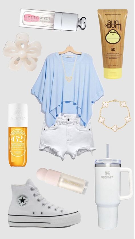 Preppy Teen Outfits, Preppy Outfits For School, Preppy Summer Outfits, Casual Preppy Outfits, Trendy Outfits For Teens, Cute Lazy Outfits, Cute Lazy Day Outfits, Cute Outfits For School, Lazy Outfits