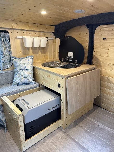 Vauxhall Combo Brand new conversion | Quirky Campers Vauxhall Combo Camper, Campervans For Sale, Quirky Campers, Fan Vent, Campervan Hire, Upstairs Bedroom, Campervan Conversions, Kitchen Benches, Camper Vans