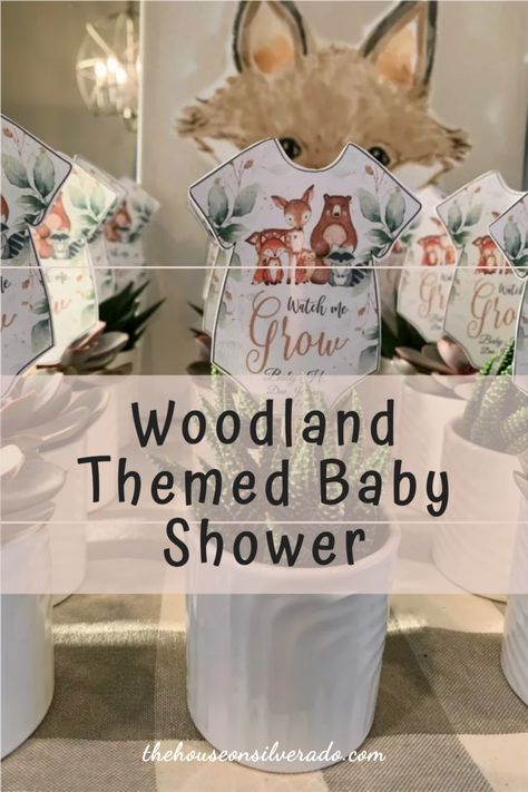 Baby Shower Favors Woodland Theme, Woodland Baby Shower Party Favors, Woodland Animal Decorations, Woodland Shower Decorations, Woodland Shower Favors, Woodland Baby Shower Favors For Guests, Baby Forest Animal Baby Shower Theme, Baby Shower Woodland Theme Girl, Woodland Baby Shower Ideas For Boys