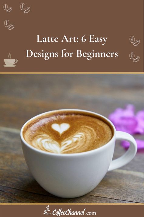 Coffee Foam Design, Coffee Froth Art, How To Make Coffee Like A Barista, How To Make Designs In Coffee, How To Make Coffee Foam Art, How To Make Designs In Coffee Latte Art, How To Make Latte Art, How To Do Latte Art, Easy Latte Art