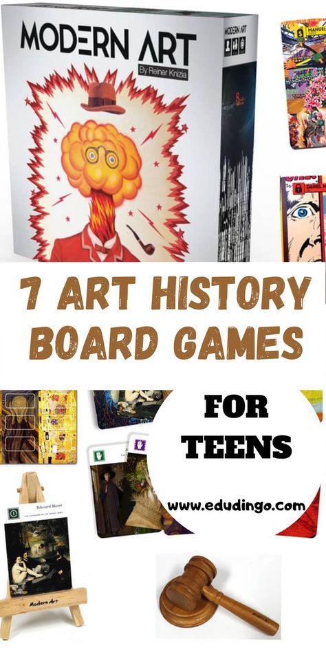 Art Games For High School, Art Games For Adults, Teenage Art, Art History Activities, Fun Drawing Games, Ap Art History, Games For School, Art Ideas For Teens, Art Quiz