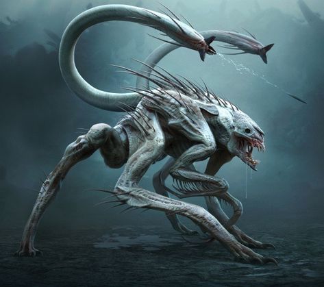 Spider Mutant Concept Art, Alien Sci Fi Art, Alien Monsters Concept Art, Dnd Alien Monster, Aliens Fantasy Art, Beast Art Monsters, Alien Like Creatures, Mythical Creatures Art Monsters, Fantasy Dark Creature