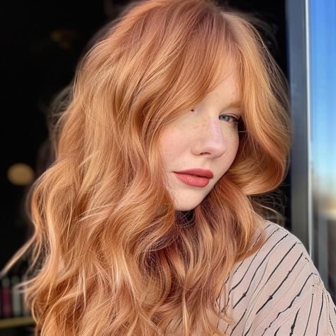 35 Best Hair Colors for Pale Skin To Try In 2024 Very Light Auburn Hair, Strawberry Blonde With Blue Eyes, Hair Color For Pale Red Skin Tone, Level 9 Copper Hair, Pale Skin Strawberry Blonde Hair, Strawberry Blonde Gloss Hair, Super Light Strawberry Blonde Hair, Light Blonde Copper Hair, Peachy Strawberry Blonde Hair