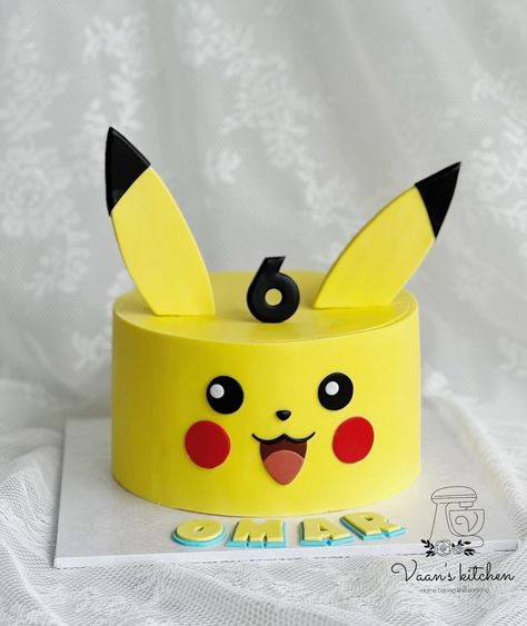 Pikachu Cake #birthdqaycakes #cupcakes #buttercreamcakes #fondantcakes #customcakes #handmadetopper #cakedecor #cakedesign #sydneycake #sydneycakes #vaanskitchen #spongecake #pikachucake #pikachucakes Pikachu Buttercream Cake, Pikachu Bday Cake, Birthday Cake 7 Boy, Cake For Boys Birthday Kids, Boys Cake Ideas, Pikachu Cake Ideas, Boy Cake Ideas, Pikachu Cake Topper, Pikachu Cake Birthdays