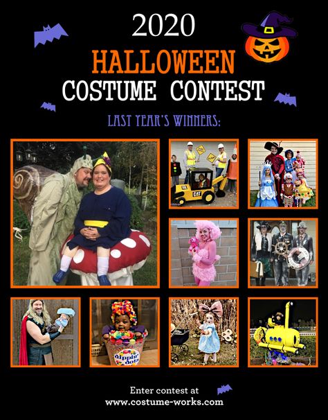 2023 Halloween Costume Contest at Costume-Works.com Halloween Contest Winners, Halloween Costume Contest Winners, Judge Costume, Simpsons Costumes, Gumball Machine Costume, Rosie The Riveter Costume, Creative Costume Ideas, Costume Contest Winner