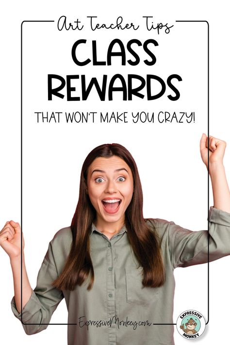 Art Class Behavior Management, Art Class Rewards, Rewards For Good Behavior, Art Curriculum Planning, Class Rewards, Whole Class Rewards, Behavior Management Plan, Class Incentives, Behavior Cards