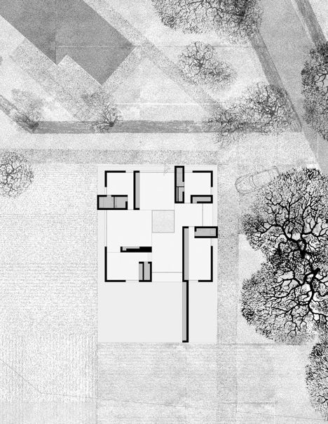 House Enniskerry 4: Section Drawing Architecture, Landscape Architecture Plan, Architecture Drawing Presentation, Moore House, Boho Bedroom Design, Landscape Architecture Drawing, Architecture Drawing Plan, Plans Architecture, Architecture Graphics