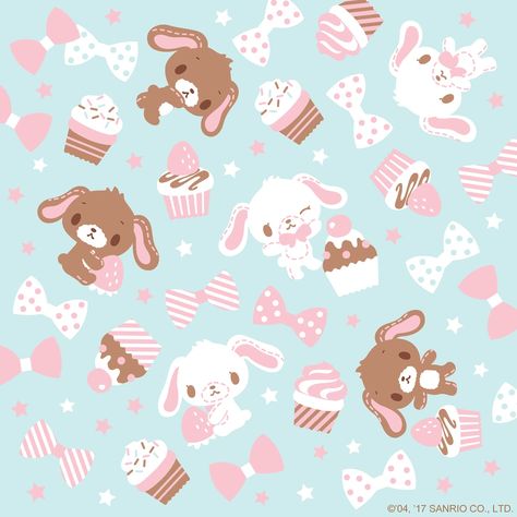 Sugarbunnies Wallpapers, Sugarbunnies Icon, Sugar Bunnies, Apple Heart, Bunny Wallpaper, Kawaii Core, Sanrio Wallpaper, Candy Girl, Hello Kitty Iphone Wallpaper