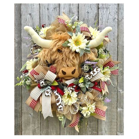 Rag tie wreath