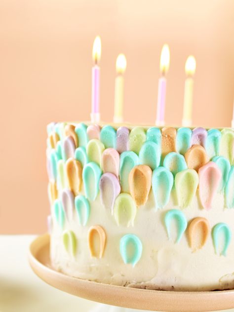 Whether it's a birthday cake, or it's a baby smash cake - this recipe is perfect to capture memories with your one year old! Baby Smash Cake, Baby 1st Birthday Cake, Buttercream Recipes, Baby's 1st Birthday, Baby Cake Smash, Cake Piping, Fabulous Cakes, 1st Birthday Cakes, A Birthday Cake