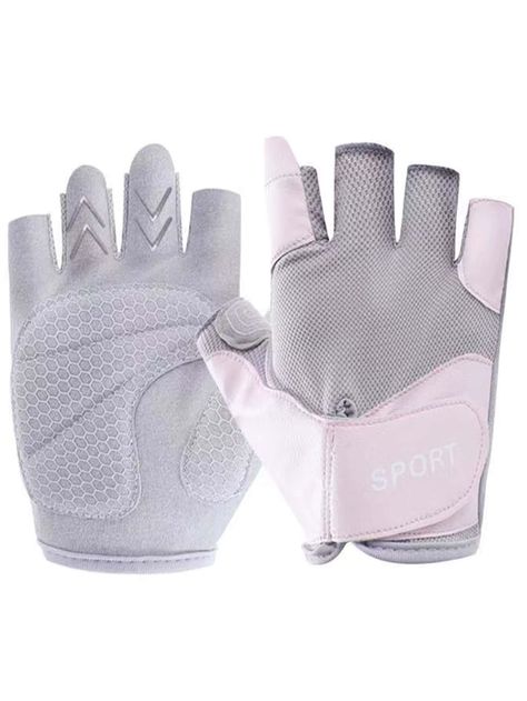 Pink  Collar  Acrylic   Embellished   Cycling Finger Workout, Climbing Workout, Climbing Gloves, Fitness Gloves, Woman Fitness, Weight Lifting Gloves, Girls Party Wear, Accessories Ear, Gym Gloves