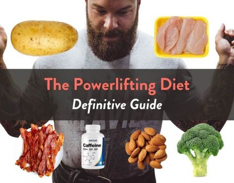 The Powerlifting Diet: Eating For Strength (Definitive Guide) — Fitbod Powerlifting Meal Plan, Preworkout Food Strength Training, 4 Day Powerlifting Workout, Powerlifting Diet, Beginner Powerlifting Women, Anabolic Diet, Powerlifting Women, Power Lifter Physique, Powerlifting Workouts