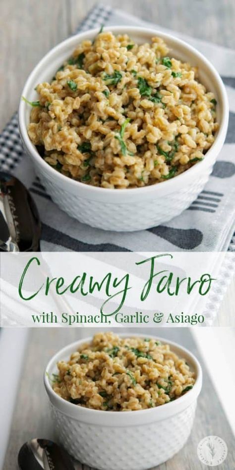 Recipe With Farro, Faro Recipes Dinners, Farro Recipes Side, Farro Side Dish, Whole Grain Side Dishes, Farro Side Dish Recipes, Farrow Recipes, Farro Recipes Dinners, Easy Farro Recipes