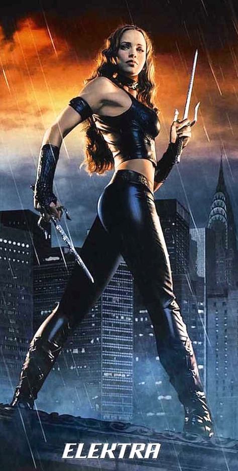 N°10 - Daredevil - 2003 - Jennifer Garner as Elektra Natchios Elektra 2005, Daredevil 2003, Jennifer Garner Elektra, Marvel Elektra, Daredevil Elektra, Elektra Natchios, Univers Marvel, Matt Murdock, Dc Movies