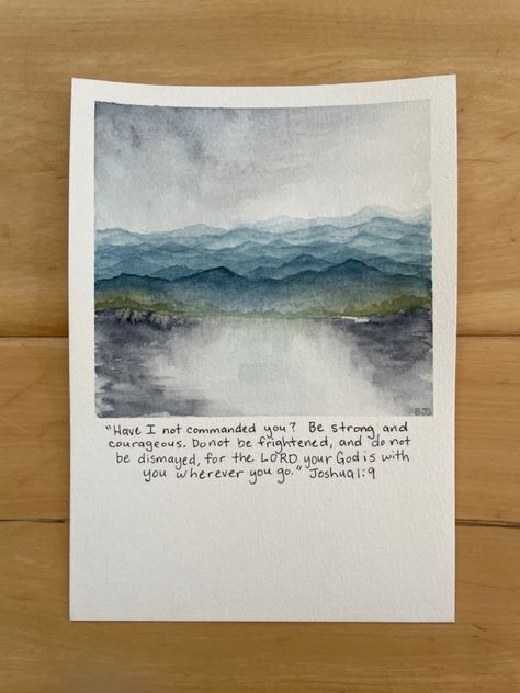 Watercolor Watercolor Quote Art, Watercolor Quotes, Scripture Painting, Water Coloring, Watercolor Quote, Painting Quotes, Watercolor Inspiration, You Are Strong, Water Colour