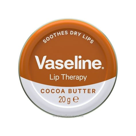 .   4 x Vaseline Lip Therapy Cocoa Butter Tin, 20g Non-sticky, non-greasy formula Infused with healing jelly Locks in moisture of the lips Vaseline Cocoa Butter, Vaseline Lip Therapy, Vaseline Lip, Lip Therapy, Rosy Lips, Petroleum Jelly, Dry Lips, Signature Scent, Lip Moisturizer