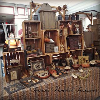 Vendor Table Display, Booth Display Ideas Diy, Vintage Market Booth, Craft Stall Display, Corn Festival, Market Stall Display, Vendor Booth Display, Craft Fair Booth Display, Antique Booth Displays